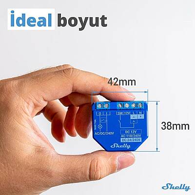 Shelly Plus 1 Wi-Fi ve Bluetooth Akıllı Röle - 2