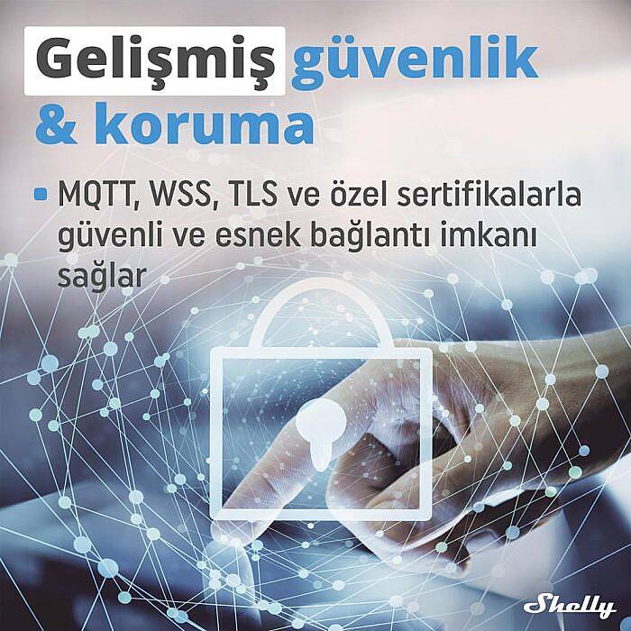 Shelly Plus 1 Wi-Fi ve Bluetooth Akıllı Röle - 3