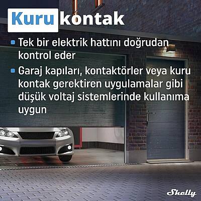 Shelly Plus 1 Wi-Fi ve Bluetooth Akıllı Röle - 5