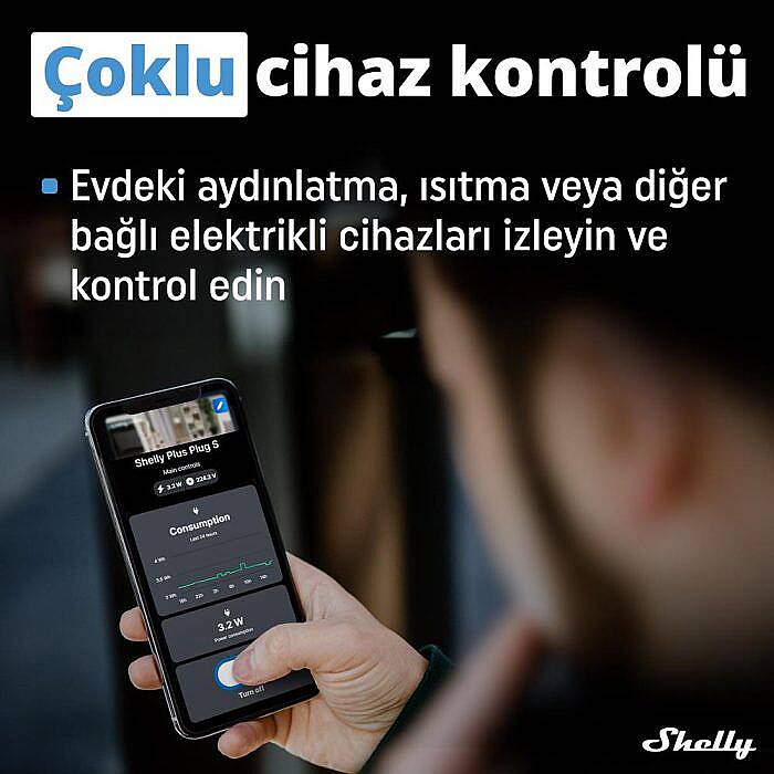 Shelly Plus Plug S Akıllı Priz - 5