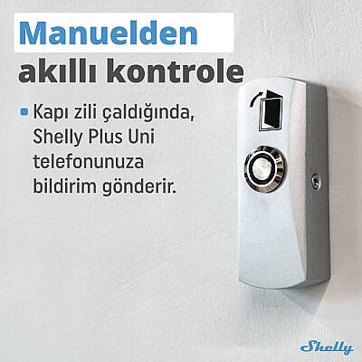 Shelly Plus Uni Evrensel Wi-Fi Giriş Modülü - 3