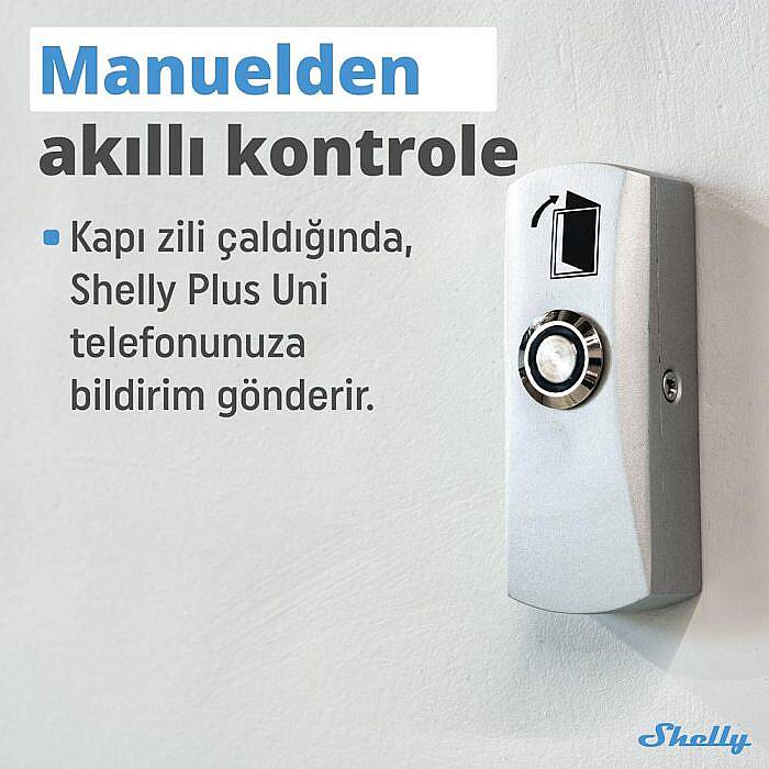 Shelly Plus Uni Evrensel Wi-Fi Giriş Modülü - 3