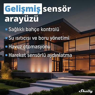 Shelly Plus Uni Evrensel Wi-Fi Giriş Modülü - 5