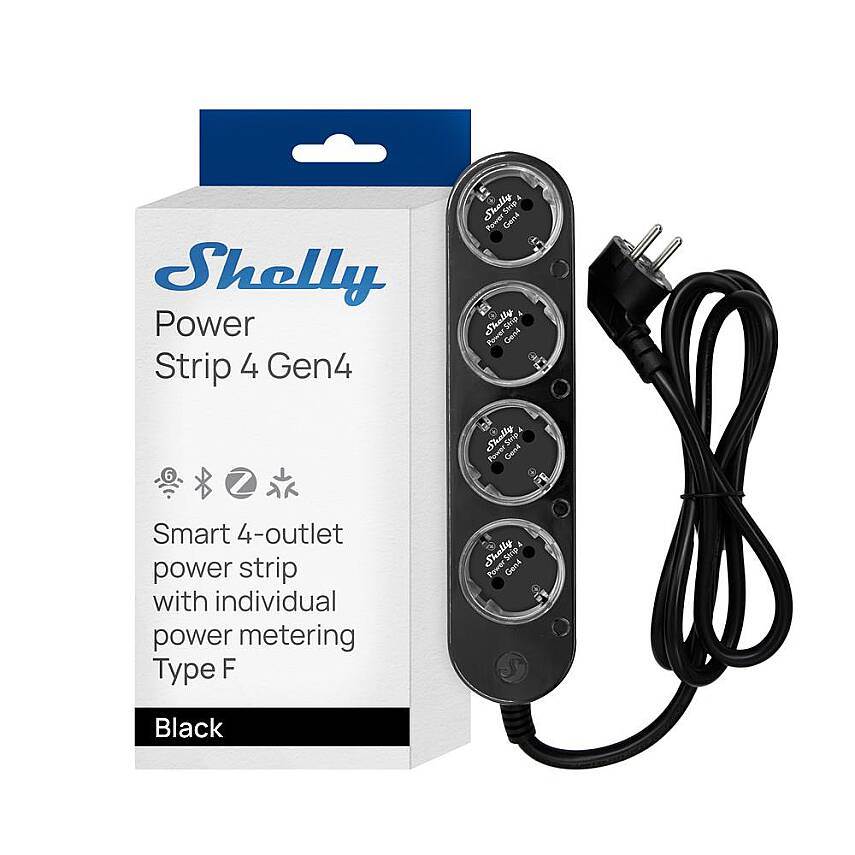 Shelly Power Strip 4 Gen4 Akıllı Çoklu Priz - 1