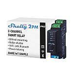 Shelly Pro 2PM DIN Ray 2 Kanal Enerji Ölçer Röle