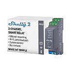 Shelly Pro 2 DIN Ray 2 Kanal Akıllı Röle