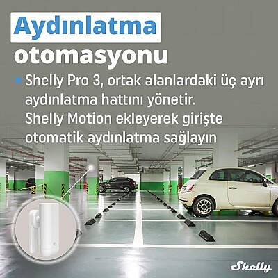 Shelly Pro 3 DIN Ray 3 Kanal Akıllı Röle - 5