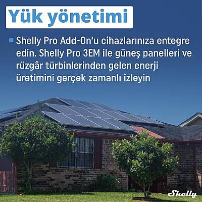 Shelly Pro 3EM Switch Add-on DIN Ray Kontaktör Kontrol Eklentisi - 5