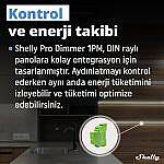 Shelly Pro Dimmer 1PM DIN Ray 1 Kanal Enerji Ölçümlü Akıllı Dimmer - 5