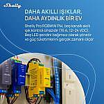 Shelly Pro RGBWW PM Akıllı LED Renk ve Parlaklık Kontrol Rölesi - 8