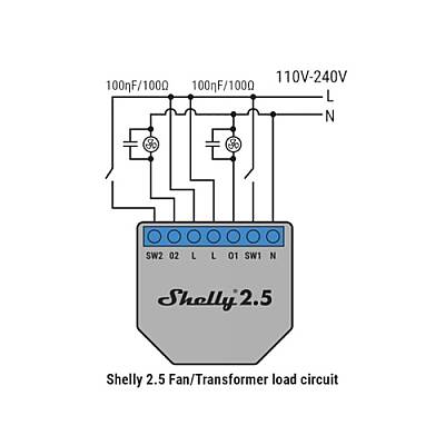 Shelly RC Snubber Devre Koruma Modülü - 3