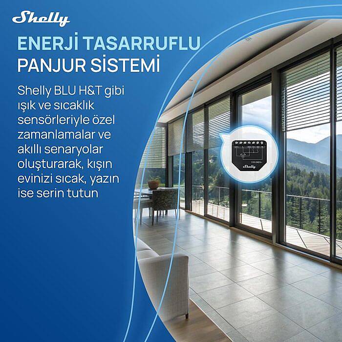 Shelly Shutter Akıllı Panjur Kontrol Rölesi - 3
