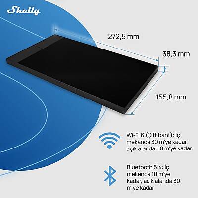 Shelly Wall Display XL Akıllı Ev Kontrol Paneli - 6