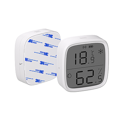 SNZB-02D ZigBee LCD Ekranlı Akıllı Sıcaklık ve Nem Sensörü - 5