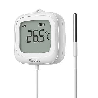 SNZB-02LD ZigBee IP65 LCD Ekranlı Problu Akıllı Sıcaklık Sensörü - 2