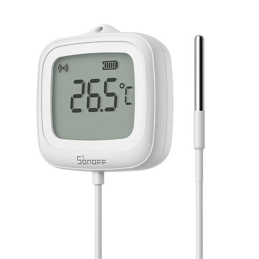 SNZB-02LD ZigBee IP65 LCD Ekranlı Problu Akıllı Sıcaklık Sensörü - 2