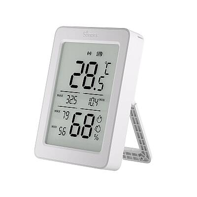 AirGuard LCD Ekranlı Zigbee Akıllı Sıcaklık ve Nem Sensörü | SNZB-02DR2 - 2