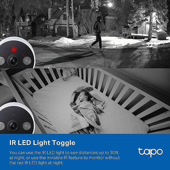 Tapo İç/Dış Mekan Ev Güvenliği Wi-Fi Kamerası | Tapo C120 - 5