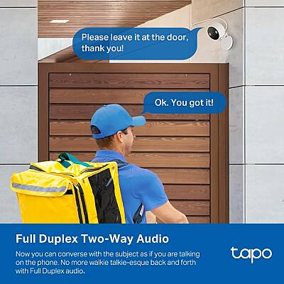 Tapo İç/Dış Mekan Ev Güvenliği Wi-Fi Kamerası | Tapo C120 - 6