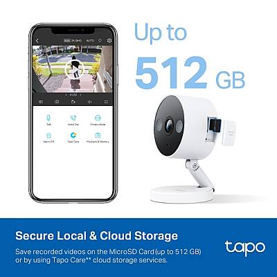 Tapo İç/Dış Mekan Ev Güvenliği Wi-Fi Kamerası | Tapo C120 - 7