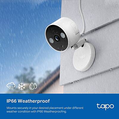 Tapo İç/Dış Mekan Ev Güvenliği Wi-Fi Kamerası | Tapo C120 - 4