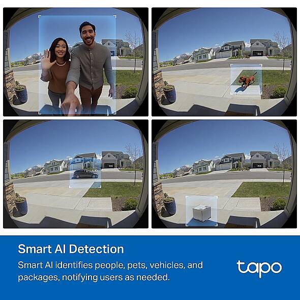 Tapo Video Kapı Zili Kamerası | Tapo D235 - 4