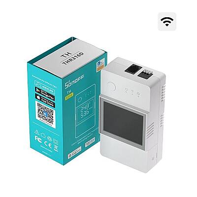 TH Origin/Elite Akıllı Sıcaklık ve Nem Takip Rölesi 16A (Ekranlı)