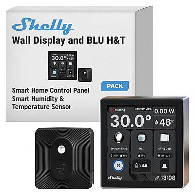 Wall Display & BLU H&T Siyah Merkezi Kontrol Panel Seti