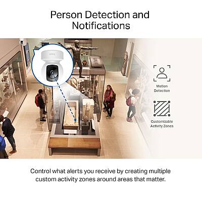 Yatay/Dikey Ev Güvenliği Wi-Fi Kamerası | Tapo C212 - 5