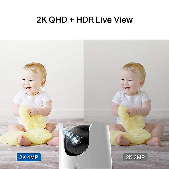 Yatay/Dikey Hareketli Yapay Zekalı Wi-Fi Güvenlik Kamerası | Tapo C225 - 5