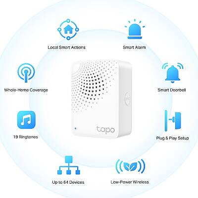Zil Özellikli ile Tapo Akıllı Hub | Tapo H100 - 3