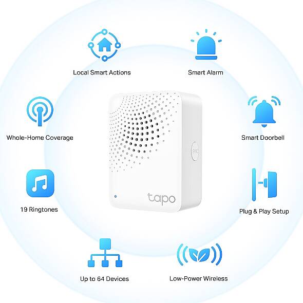 Zil Özellikli ile Tapo Akıllı Hub | Tapo H100 - 3